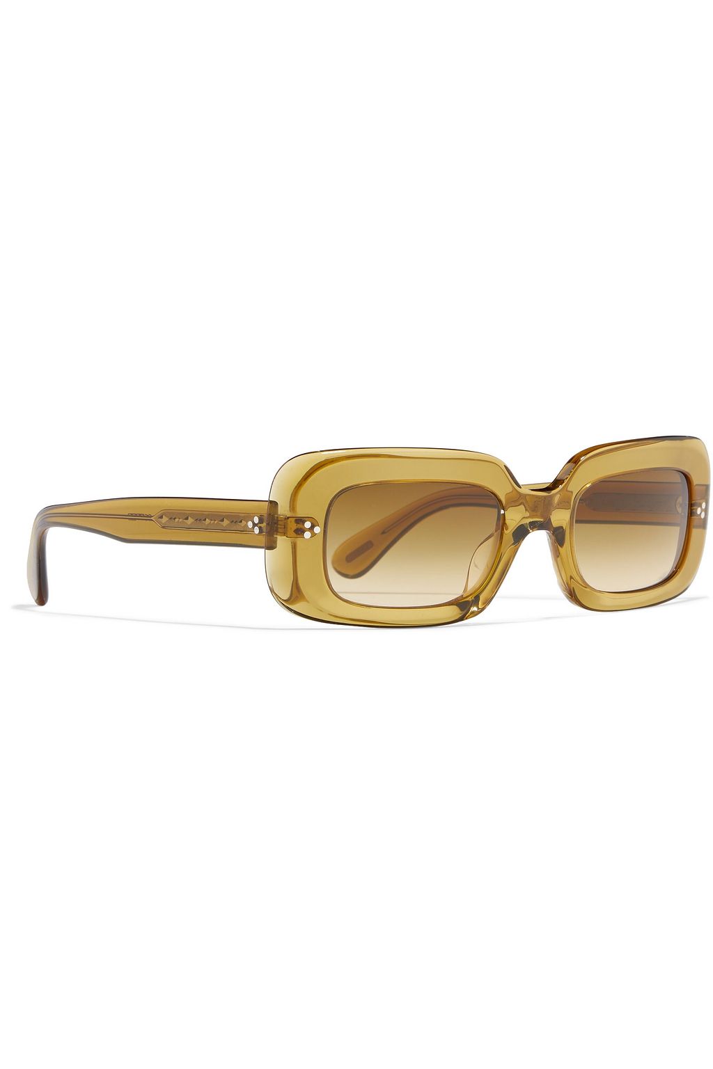 OLIVER PEOPLES Saurine rectangle-frame acetate sunglasses