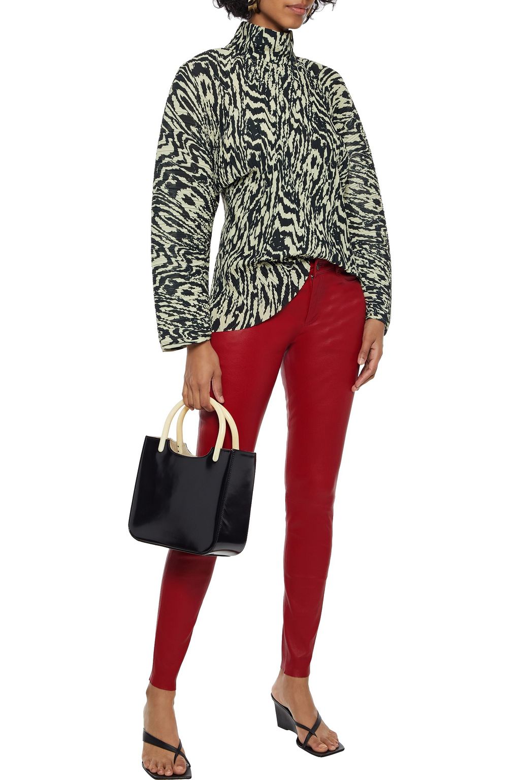 MUUBAA Bandit stretch-leather skinny pants