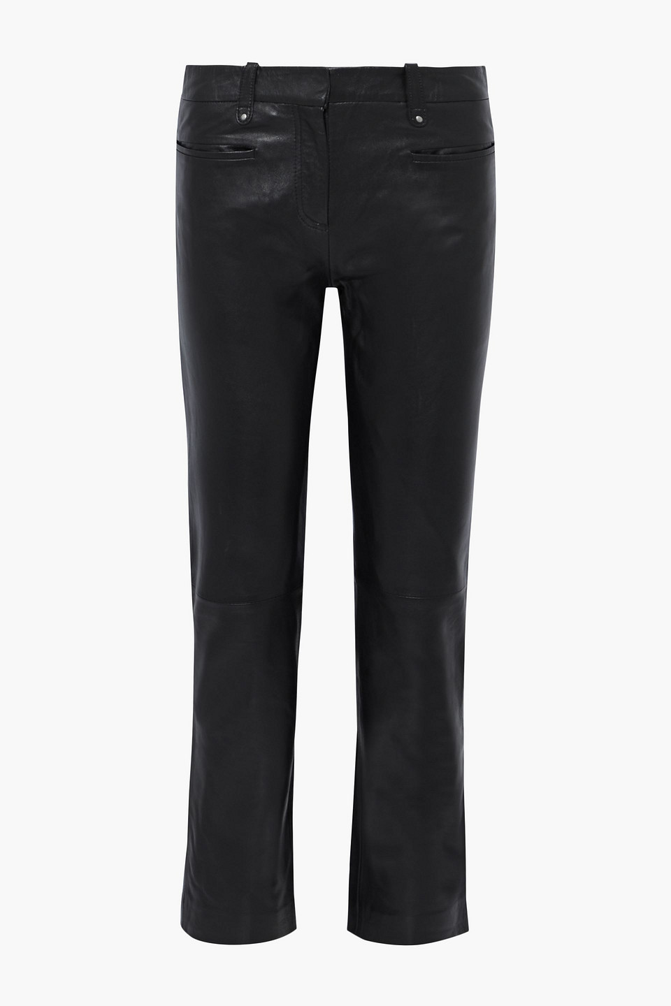Muubaa Brooklyn leather straight-leg pants