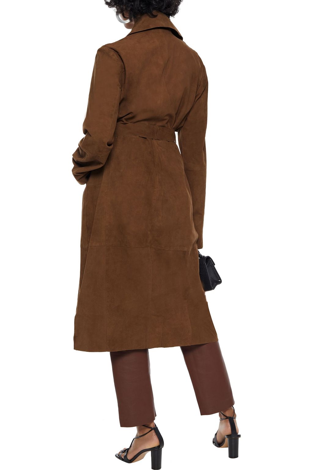 MUUBAA Nora belted suede trench coat