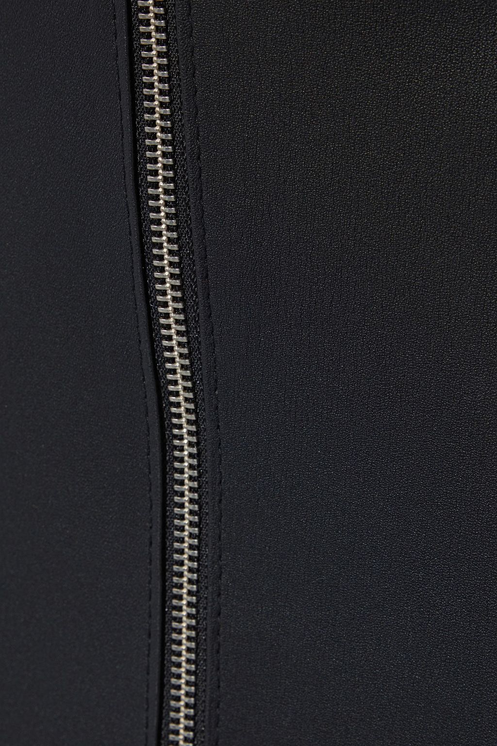 MUUBAA Clara zip-detailed leather pencil skirt