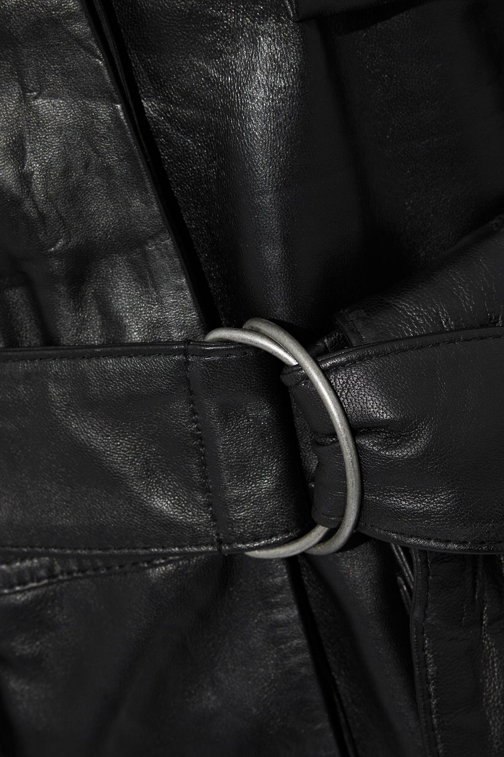 MUUBAA Chloe belted leather jacket