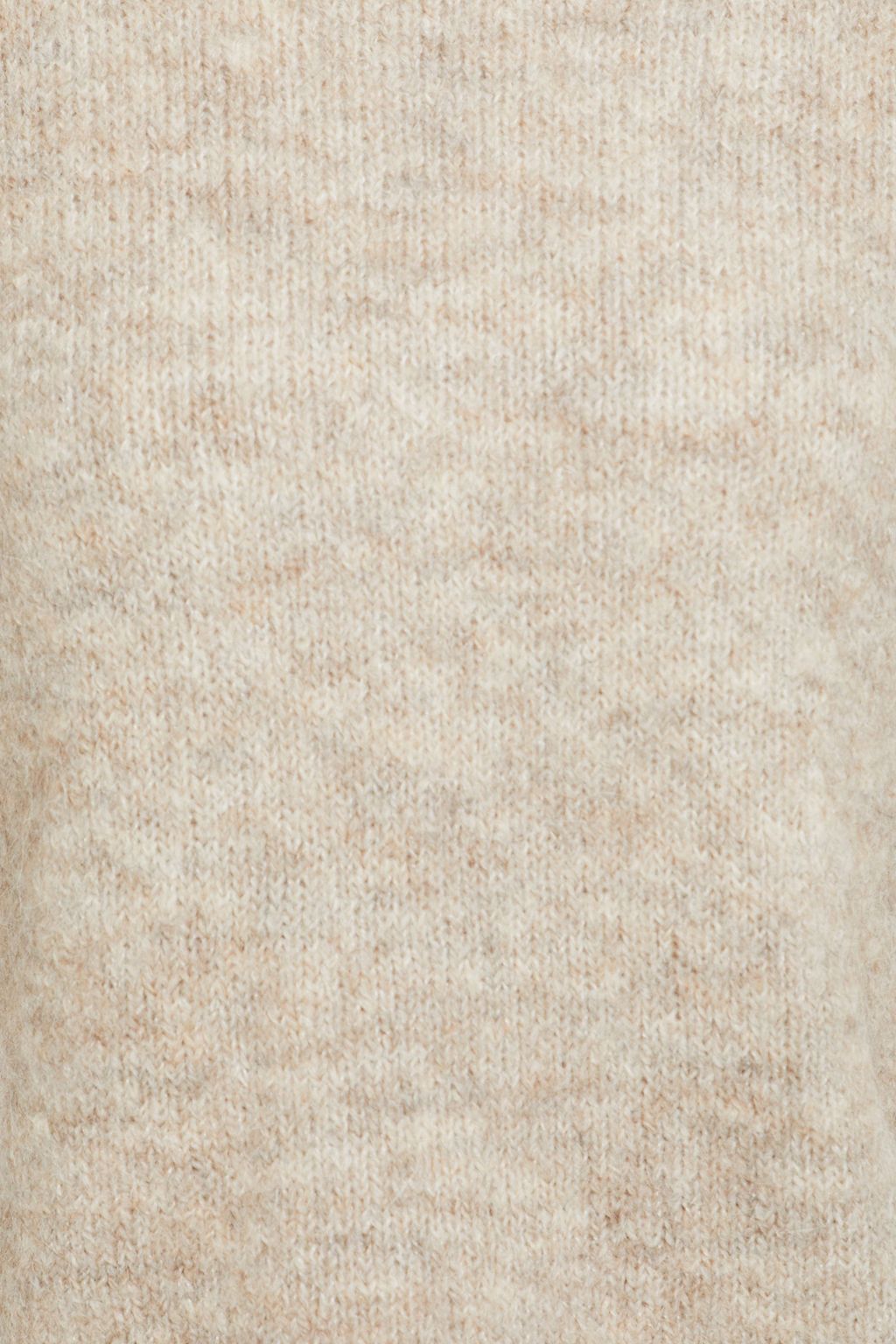 GESTUZ Pleated mélange alpaca-blend sweater