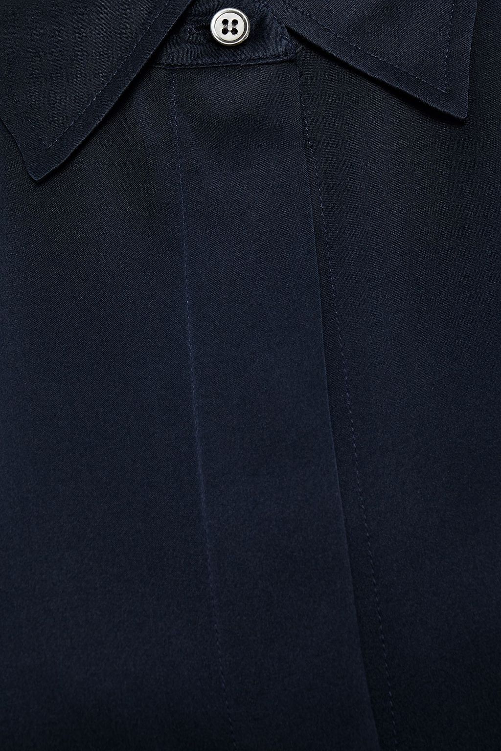 FRAME Perfect silk-satin shirt