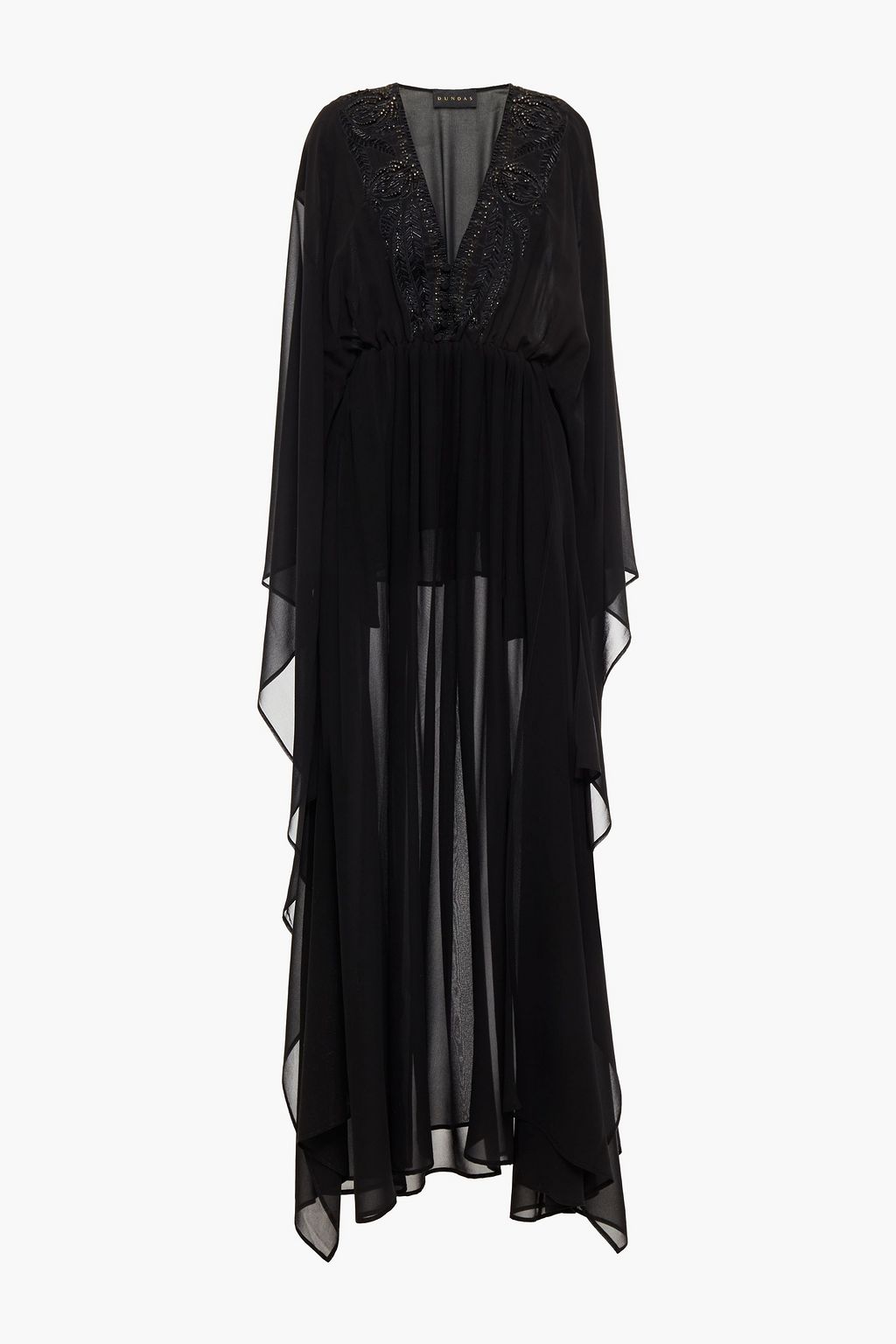 DUNDAS Embellished silk crepe de chine gown | Sale up to 70% off | THE ...