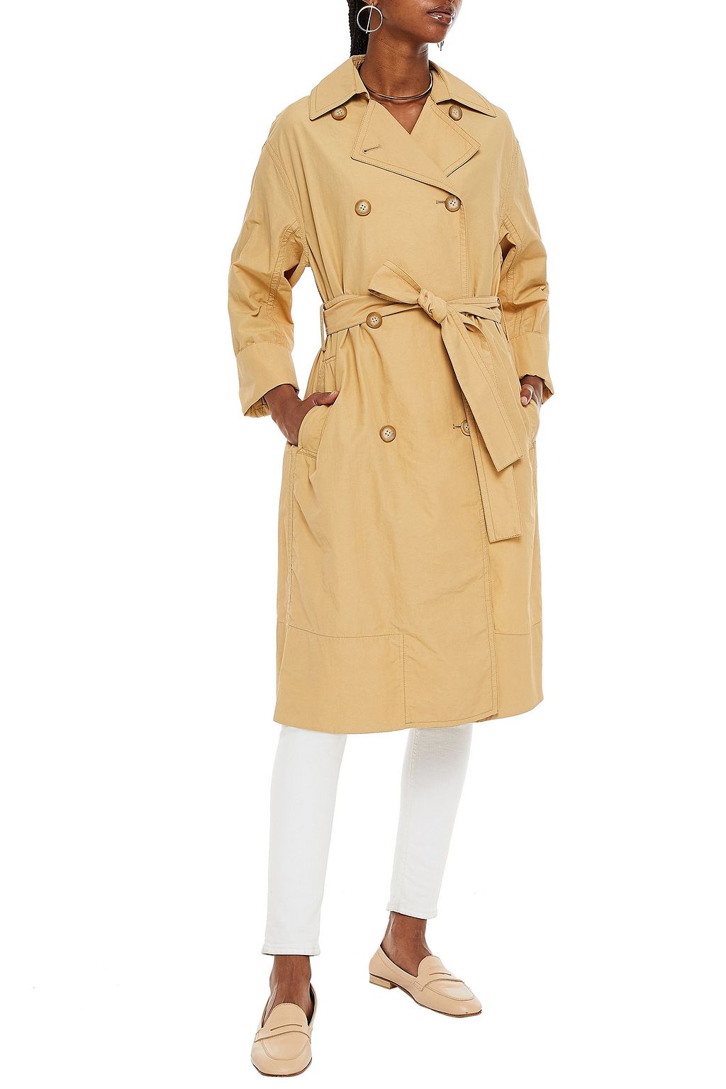 VINCE. Shell trench coat