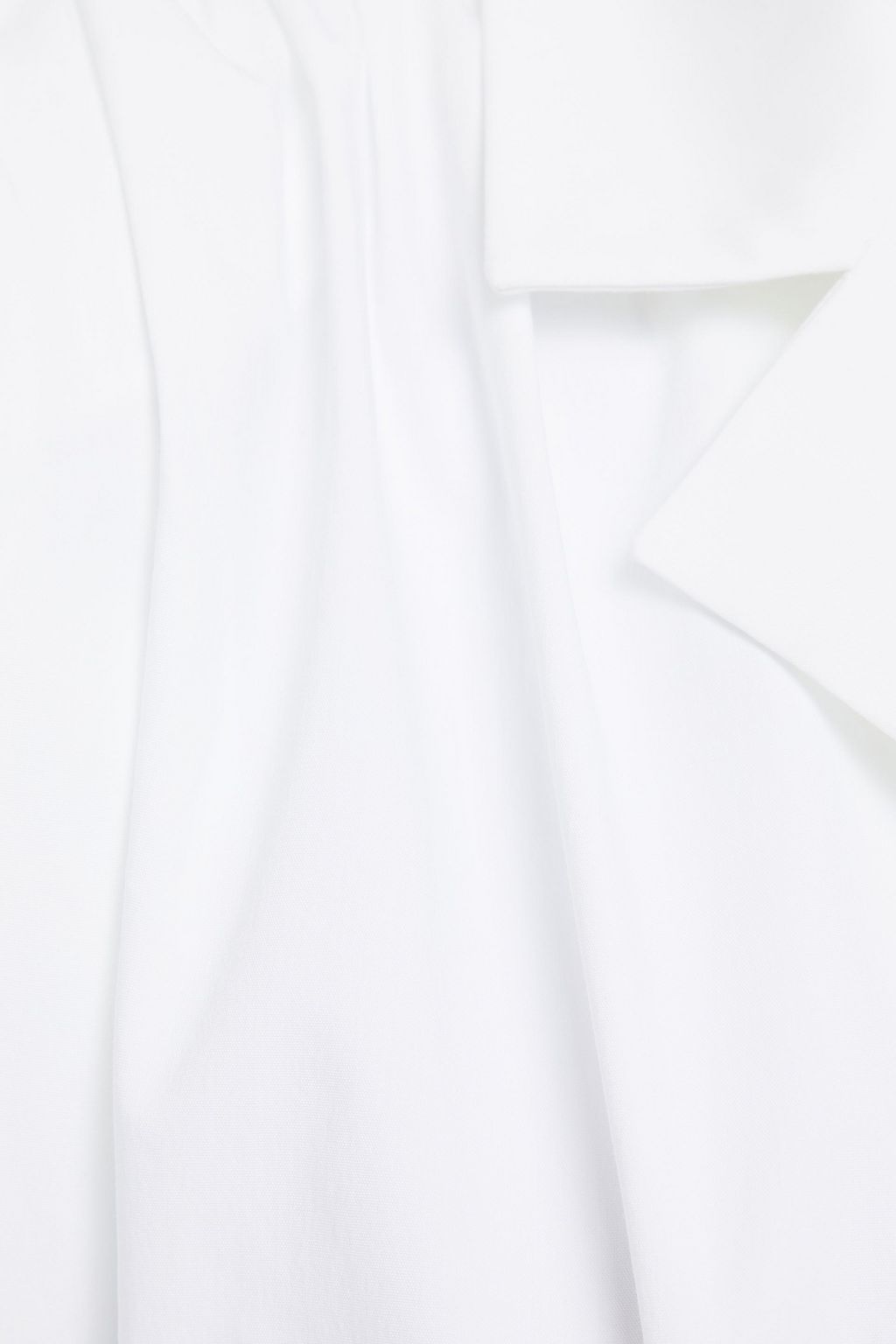 PIECE OF WHITE Cotton-blend poplin shirt