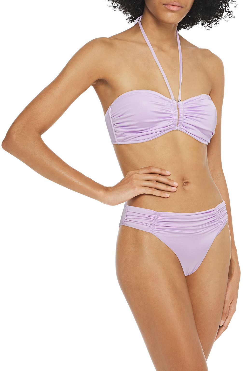 SEAFOLLY Ruched mid-rise bikini briefs