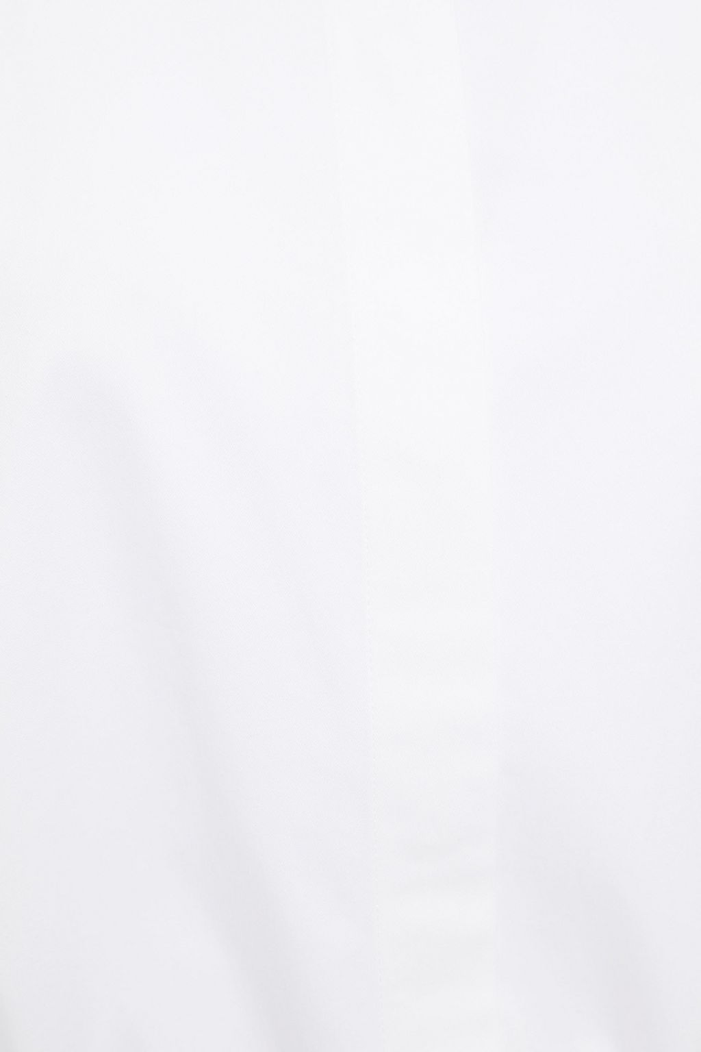PIECE OF WHITE Cropped stretch-cotton poplin shirt