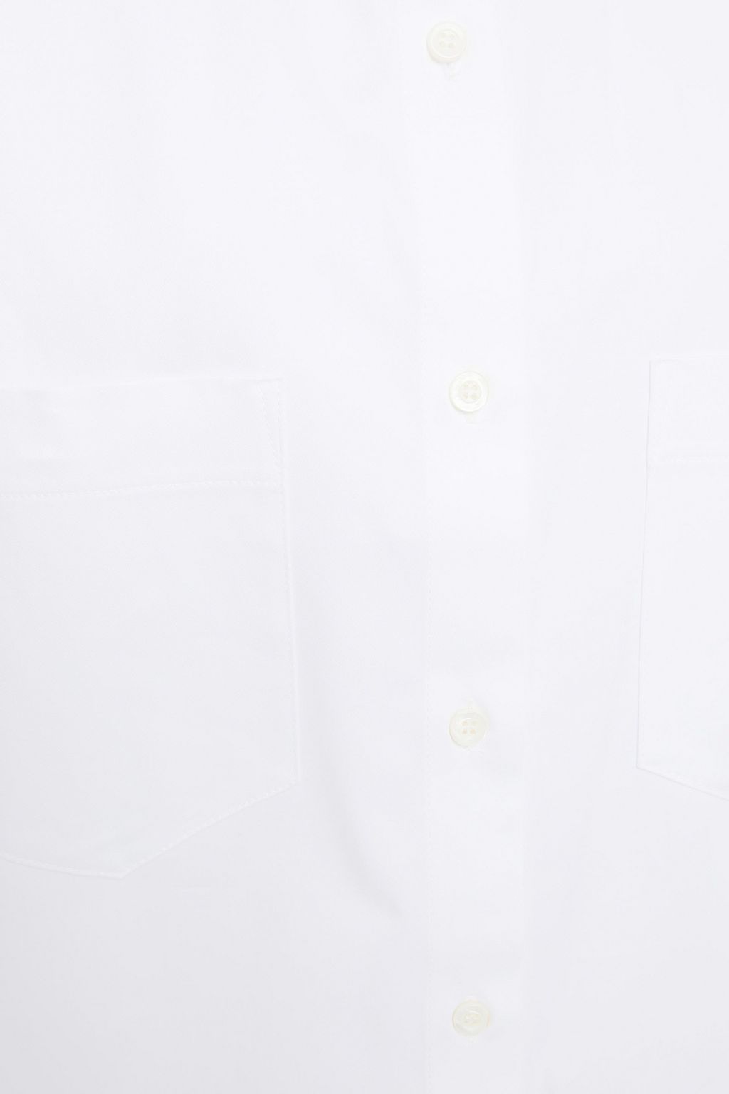 PIECE OF WHITE Stretch-cotton poplin shirt