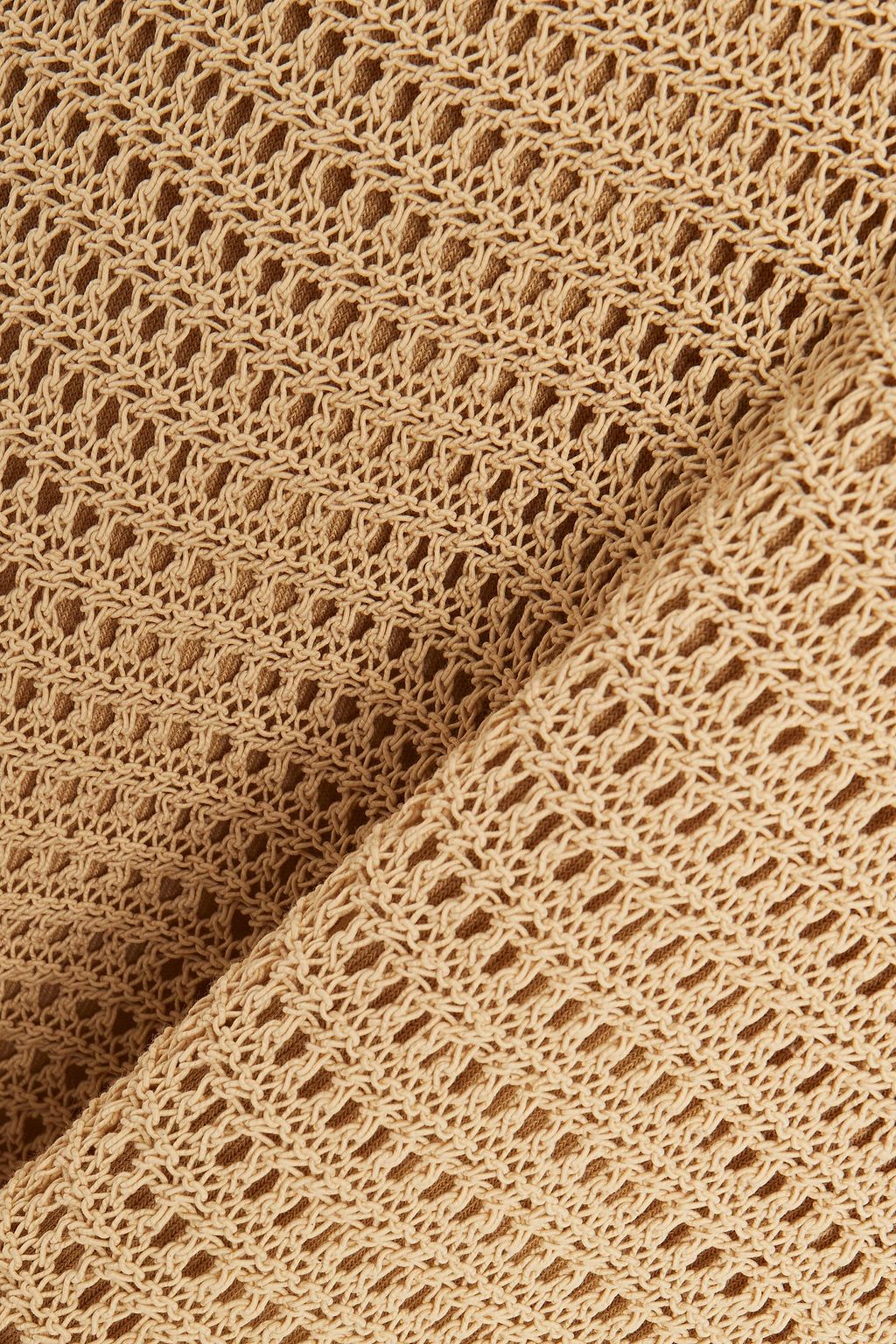 VINCE. Crochet-knit cotton midi skirt