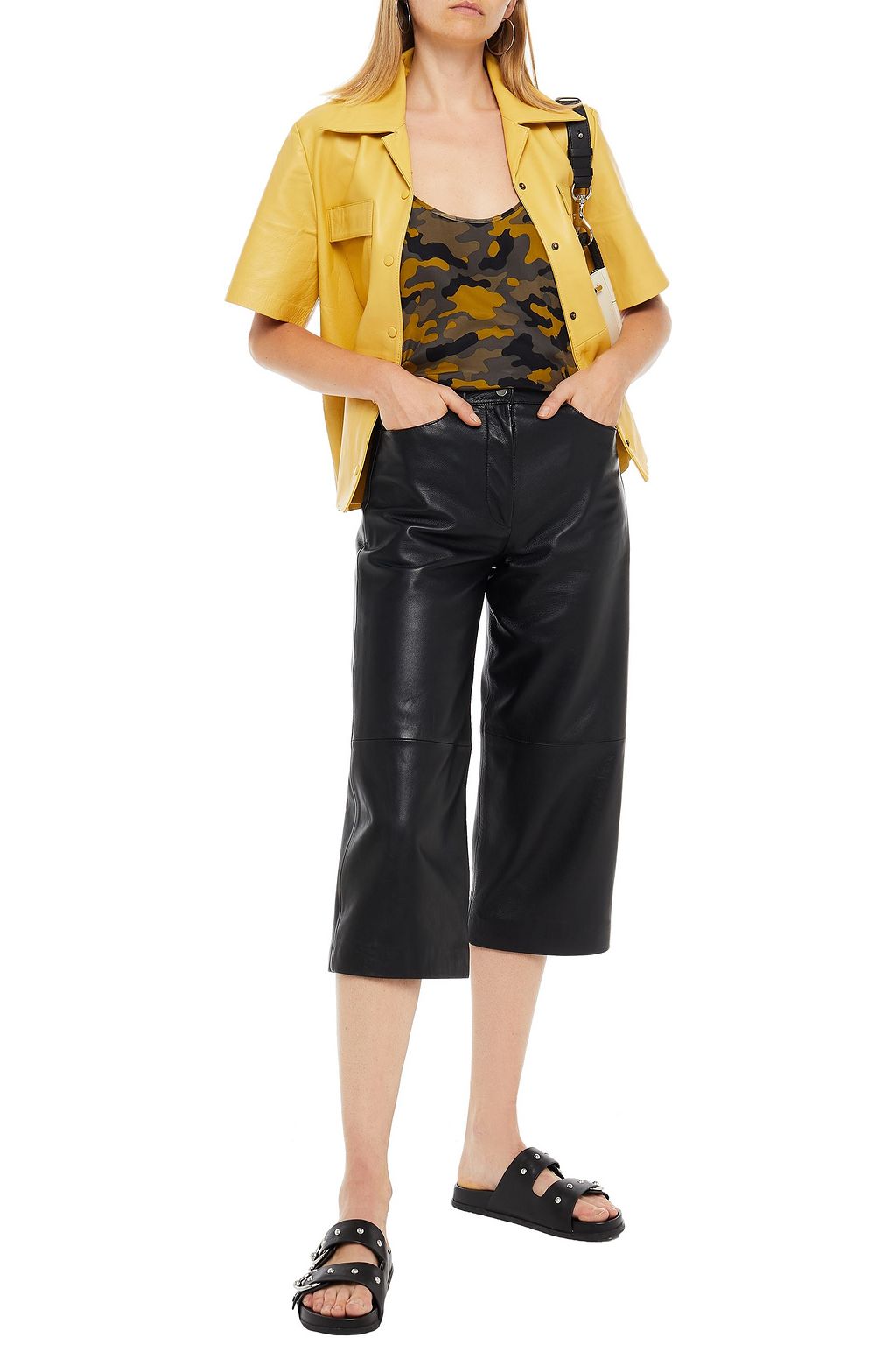 ATM ANTHONY THOMAS MELILLO Printed silk crepe de chine camisole