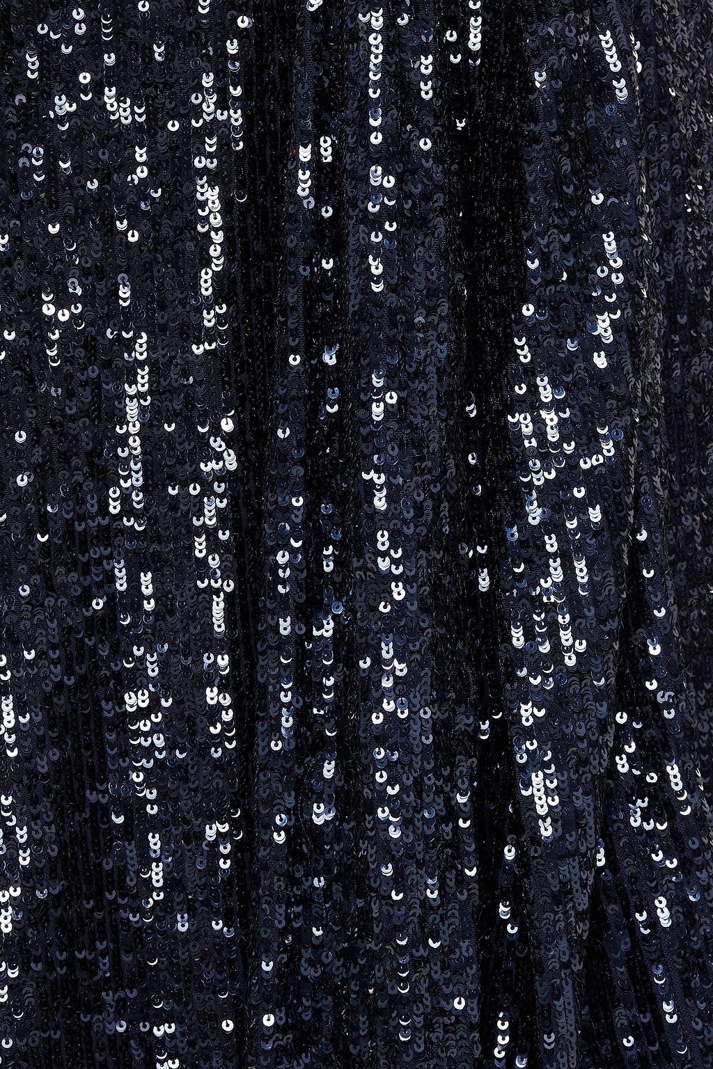 DUNDAS One-shoulder sequined stretch-jersey mini dress