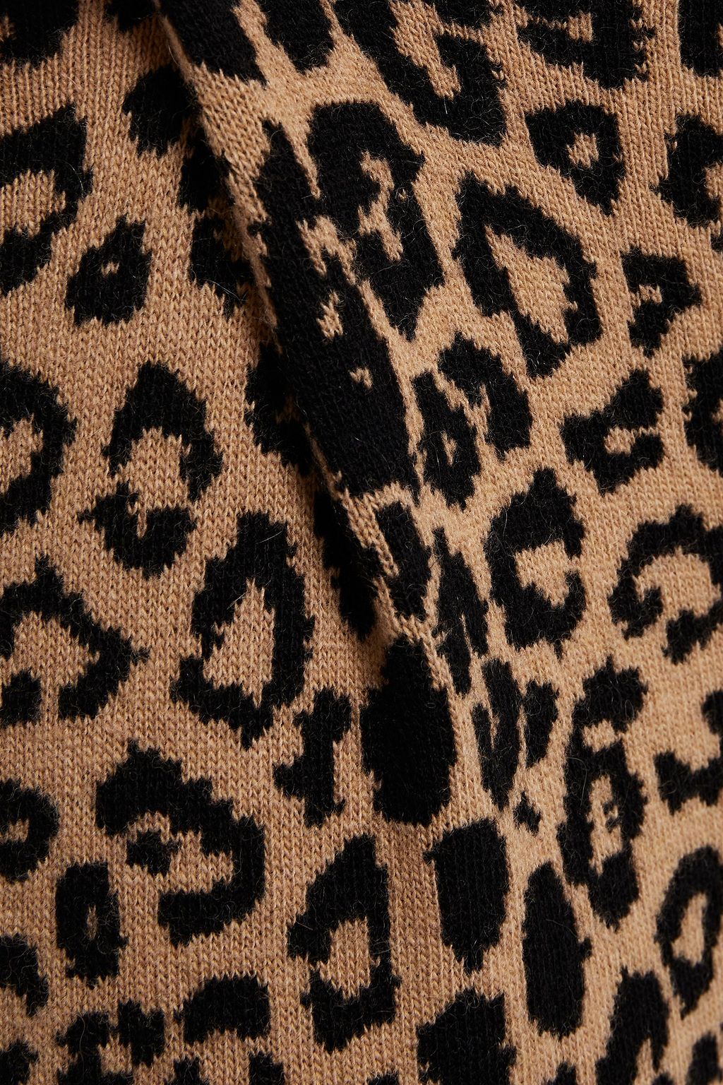 DUNDAS Jacquard-knit wool and cashmere-blend leggings