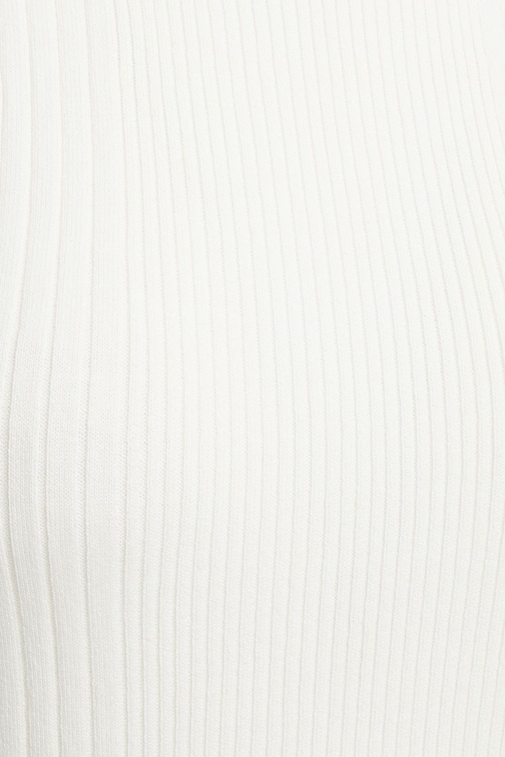 FRAME Ribbed-knit top