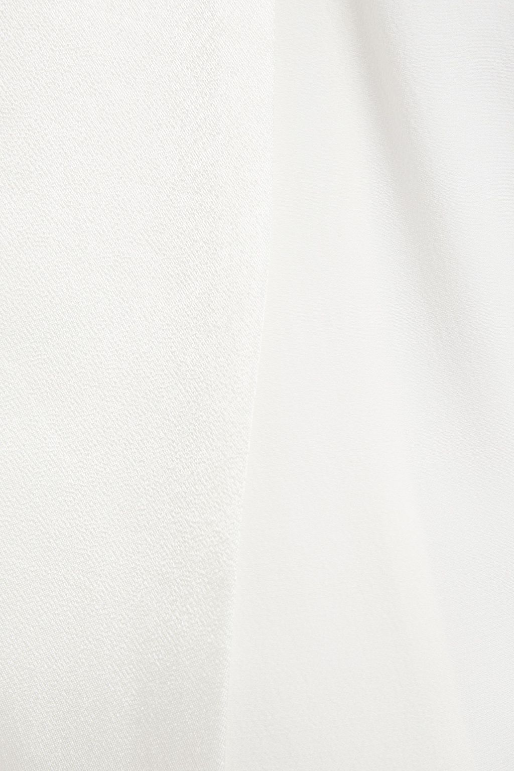 BA&SH Suga belted satin-trimmed crepe wrap jacket