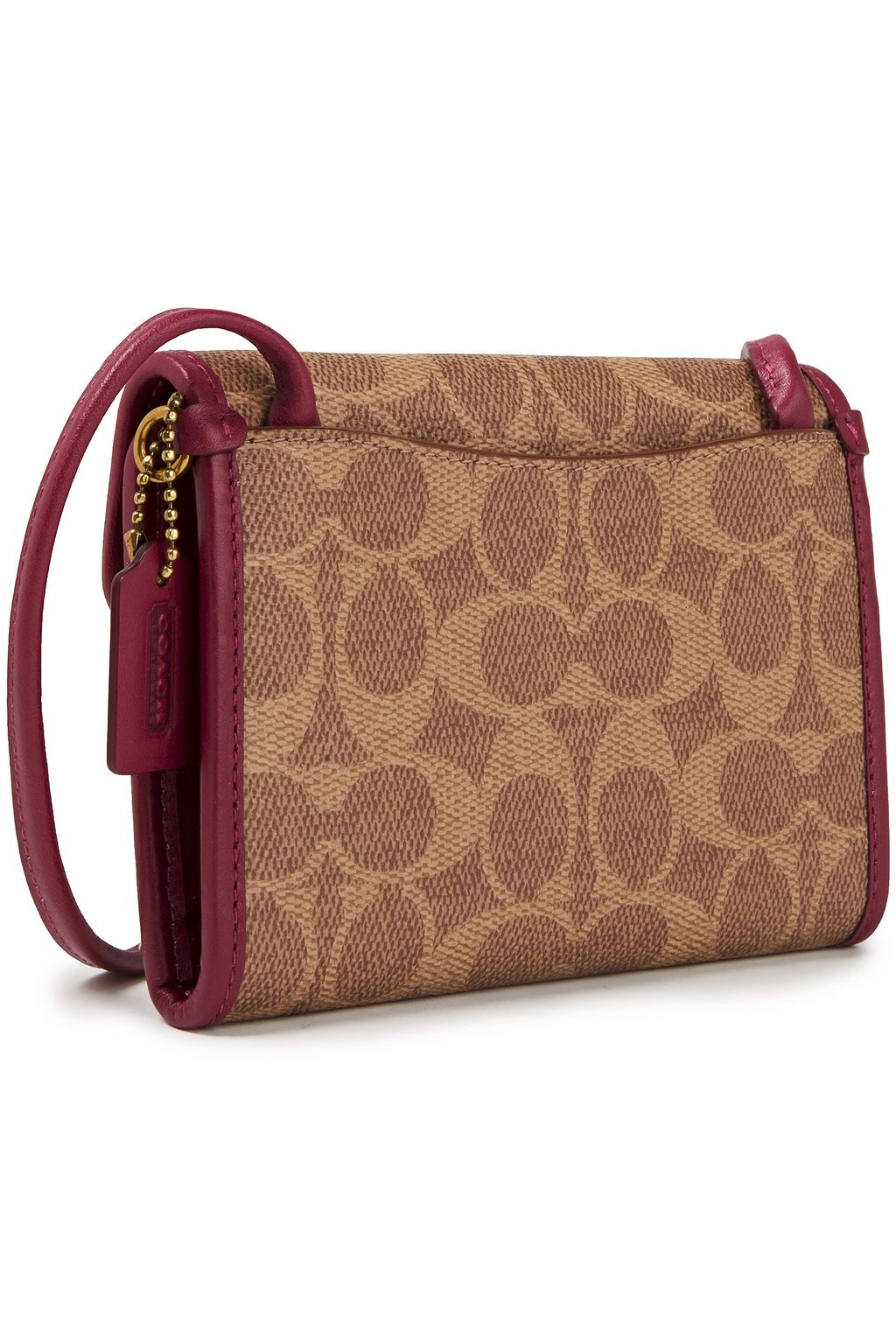 COACH Logo-print faux leather wallet