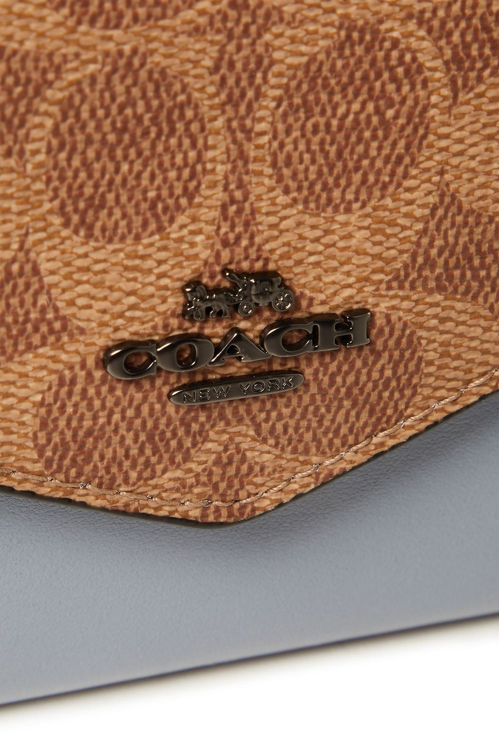 COACH Logo-print faux leather wallet