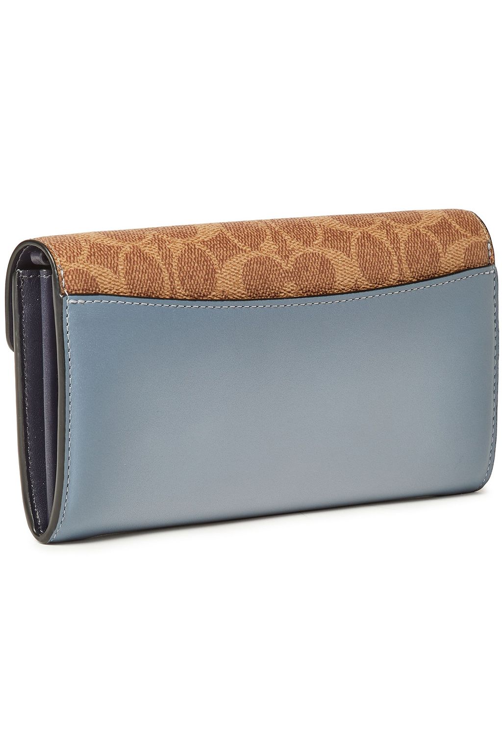 COACH Logo-print faux leather wallet