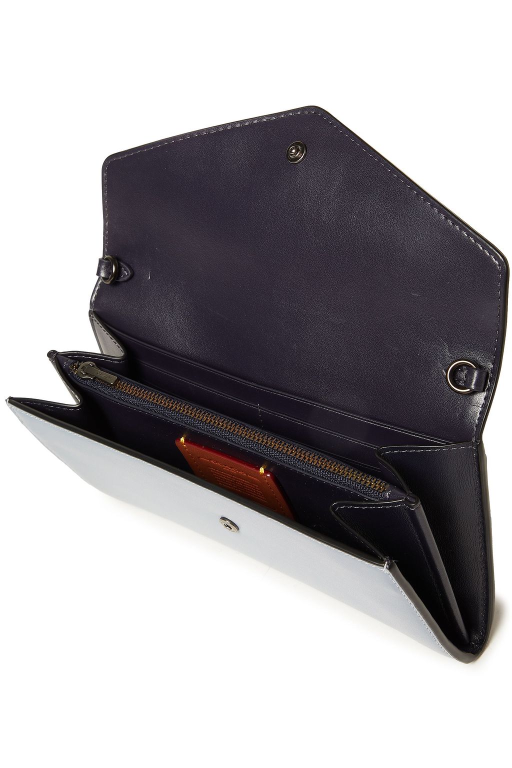COACH Logo-print faux leather wallet