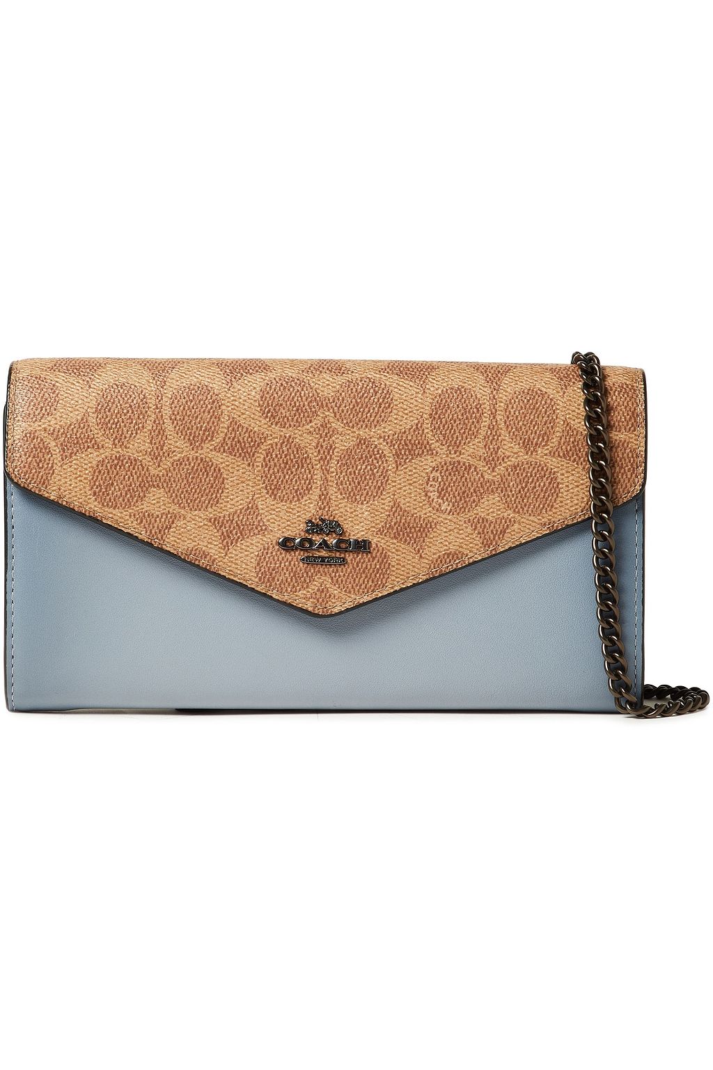COACH Logo-print faux leather wallet