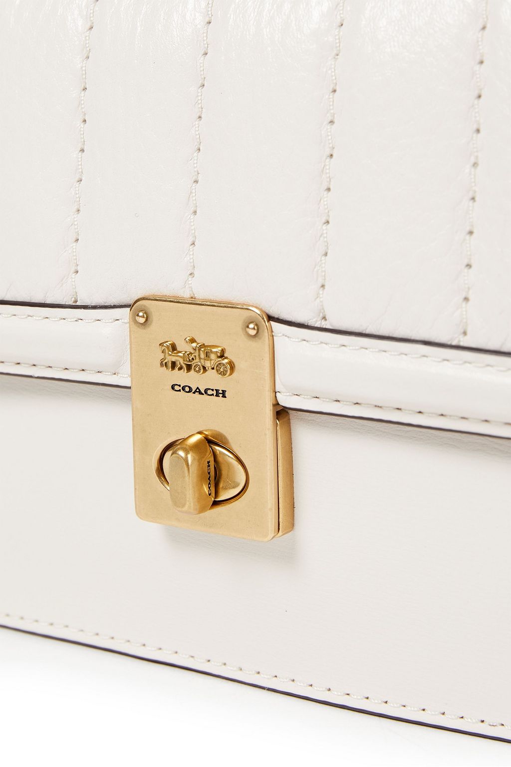 COACH Convertible quilted textured-leather belt bag
