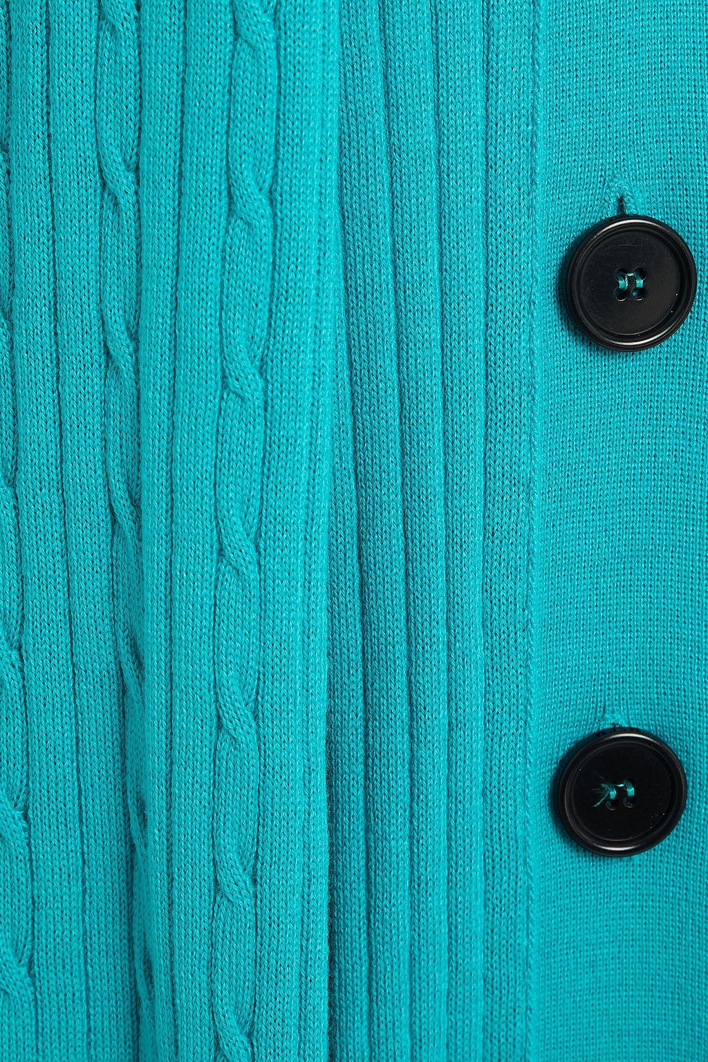MSGM Draped cable-knit wool-blend cardigan