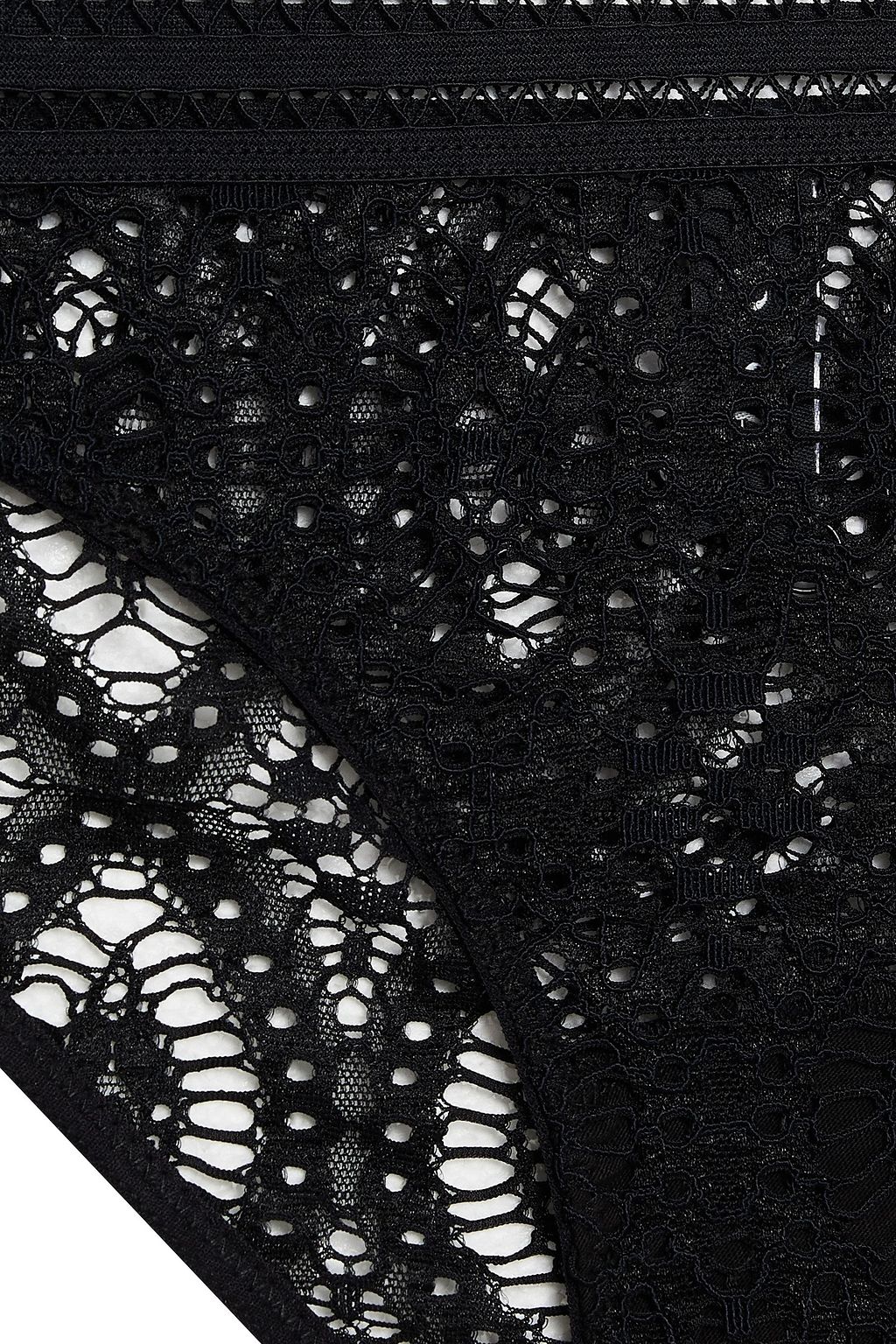 ELSE Crocheted lace mid-rise briefs