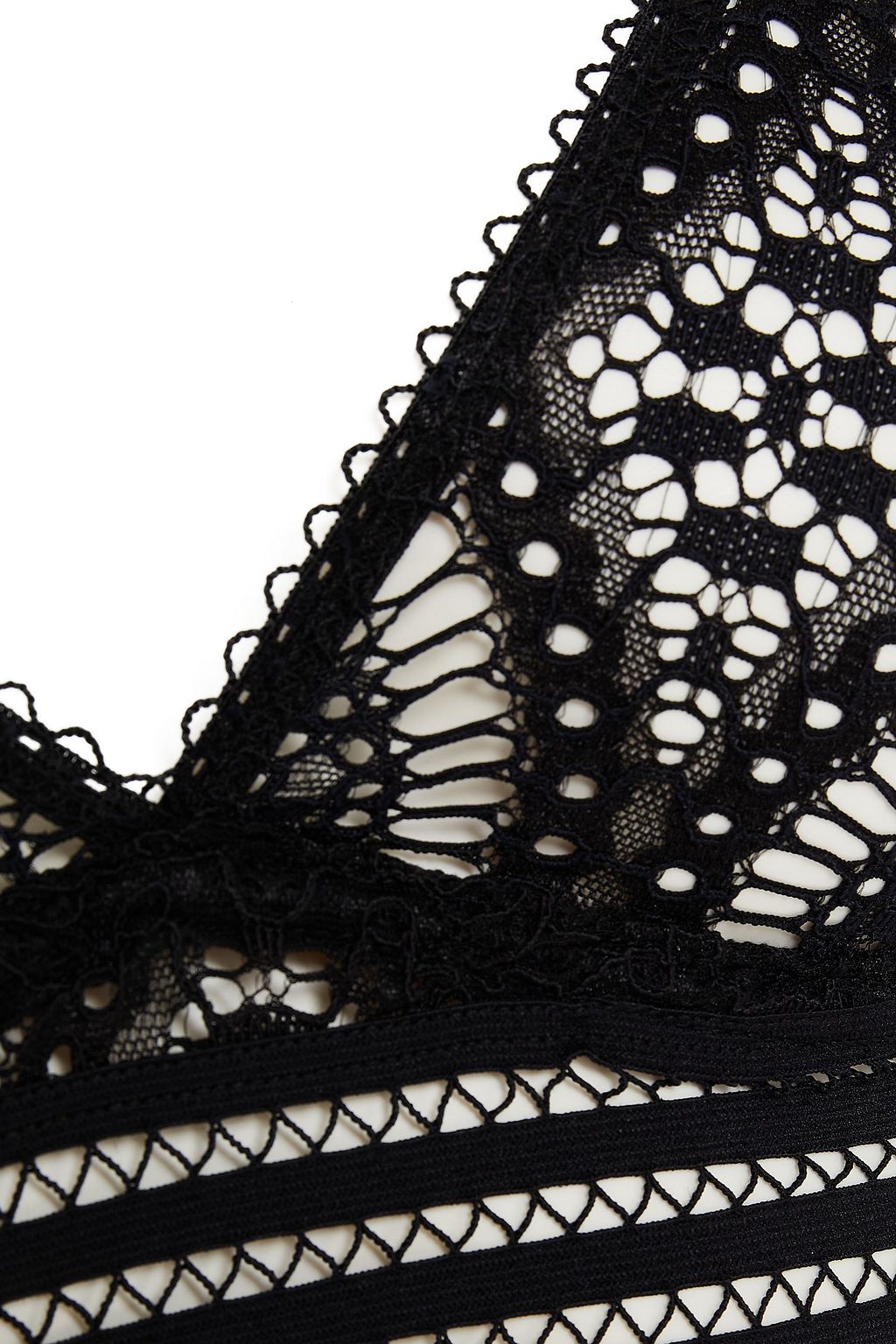 ELSE Crocheted lace triangle bra
