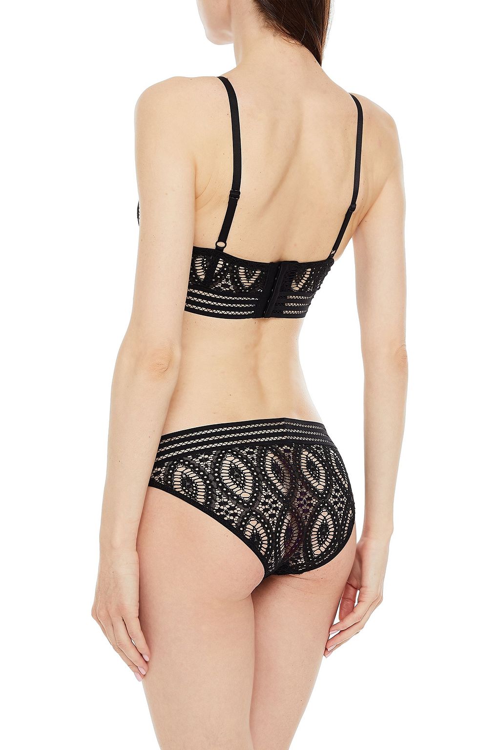 ELSE Crocheted lace triangle bra