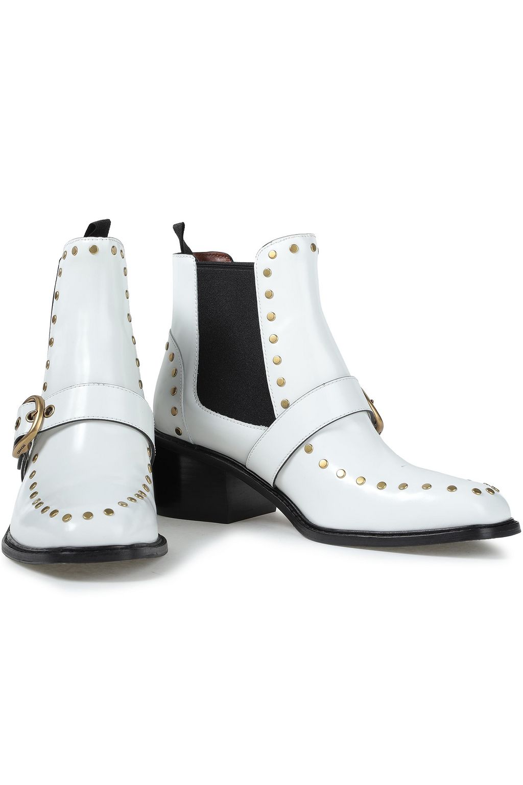 COACH Studded leather ankle boots