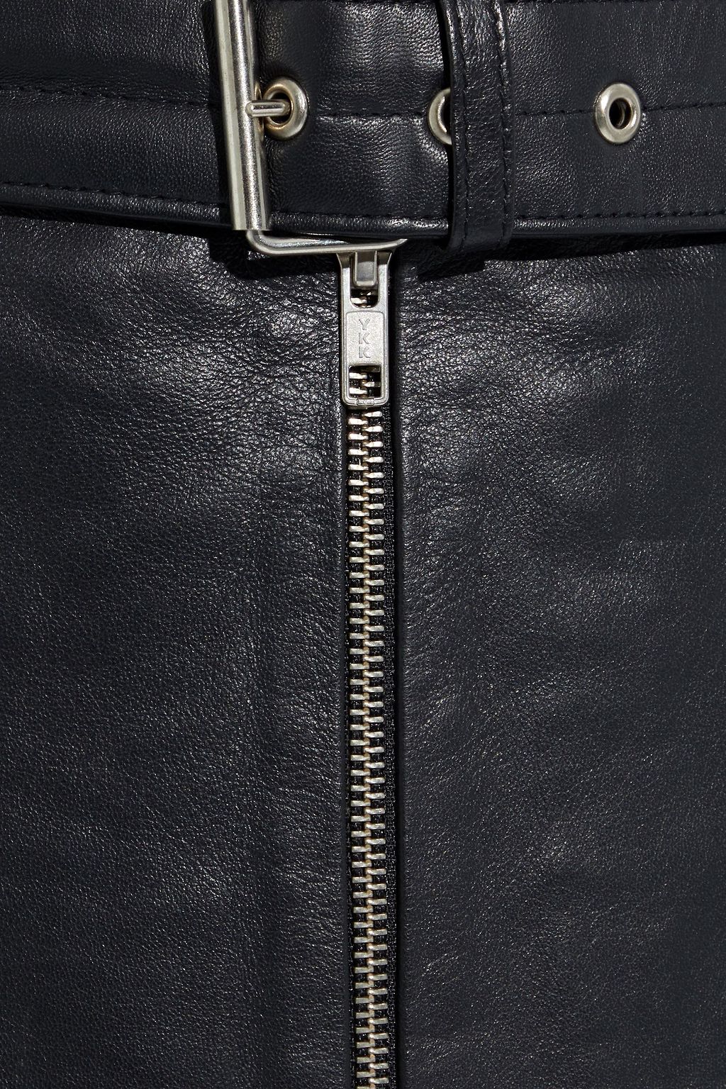 MUUBAA Sarah belted leather mini skirt
