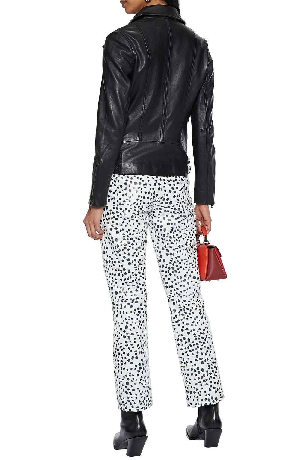 MUUBAA Adeline leather biker jacket