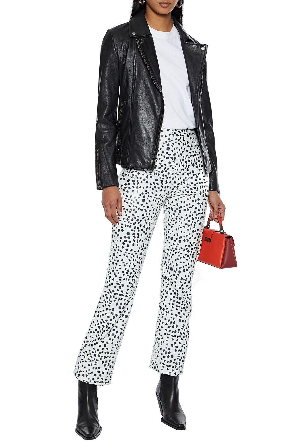 MUUBAA Adeline leather biker jacket