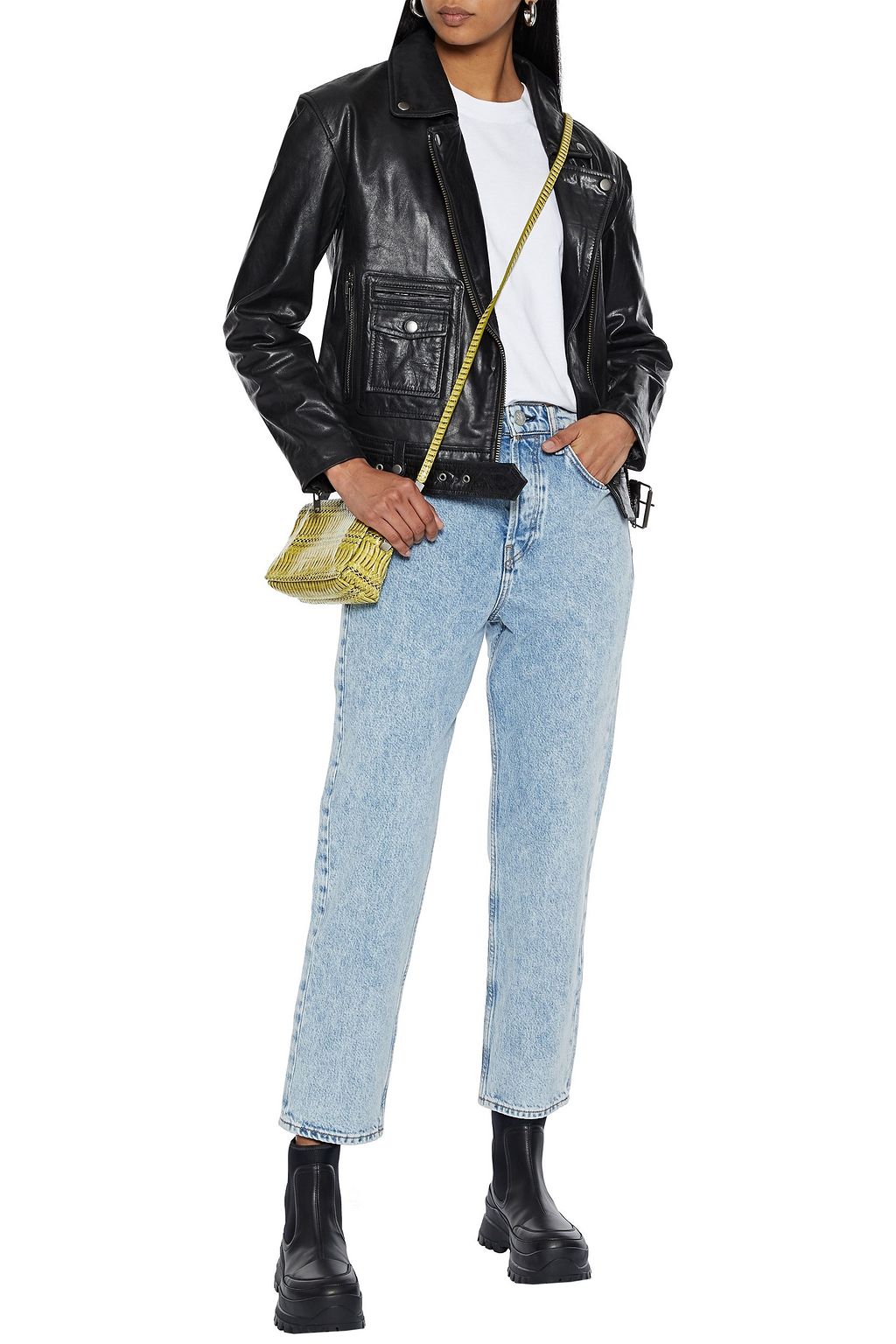 MUUBAA Bella leather biker jacket