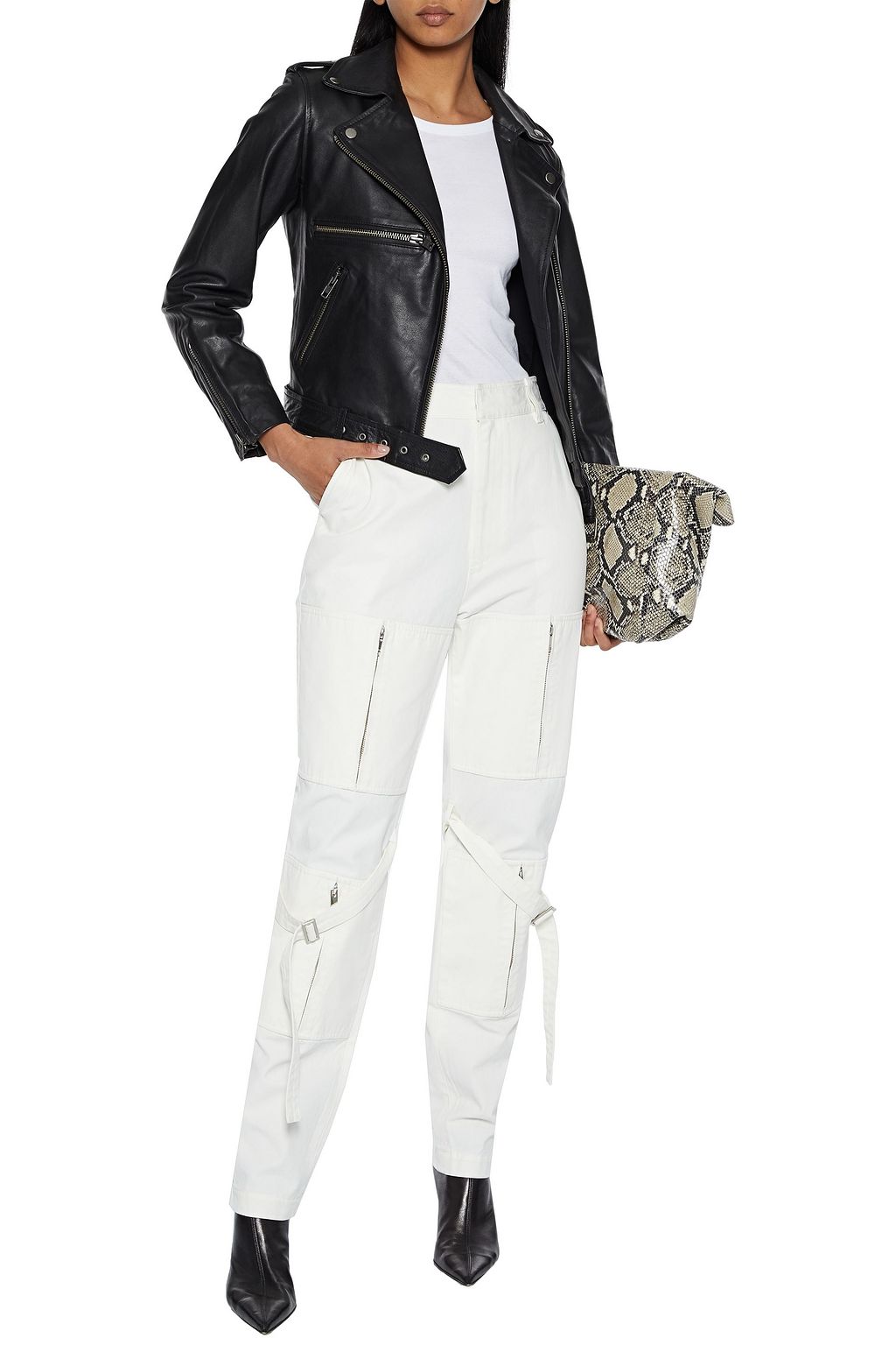 MUUBAA Willow leather biker jacket
