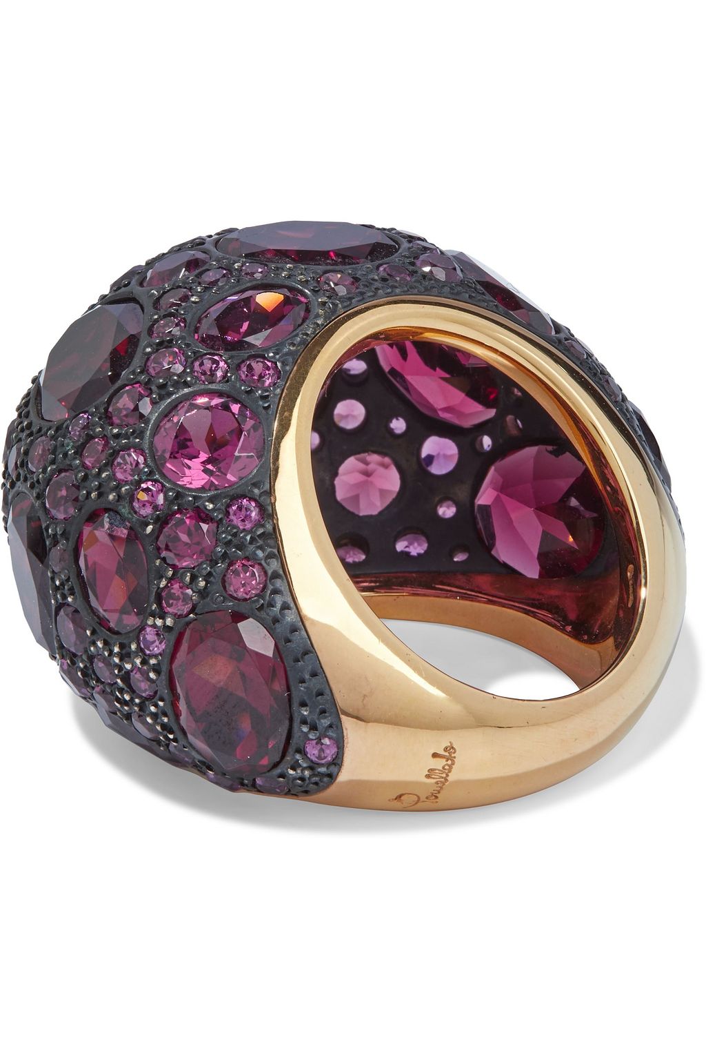 POMELLATO Tabou 18-karat gold rhodolite ring