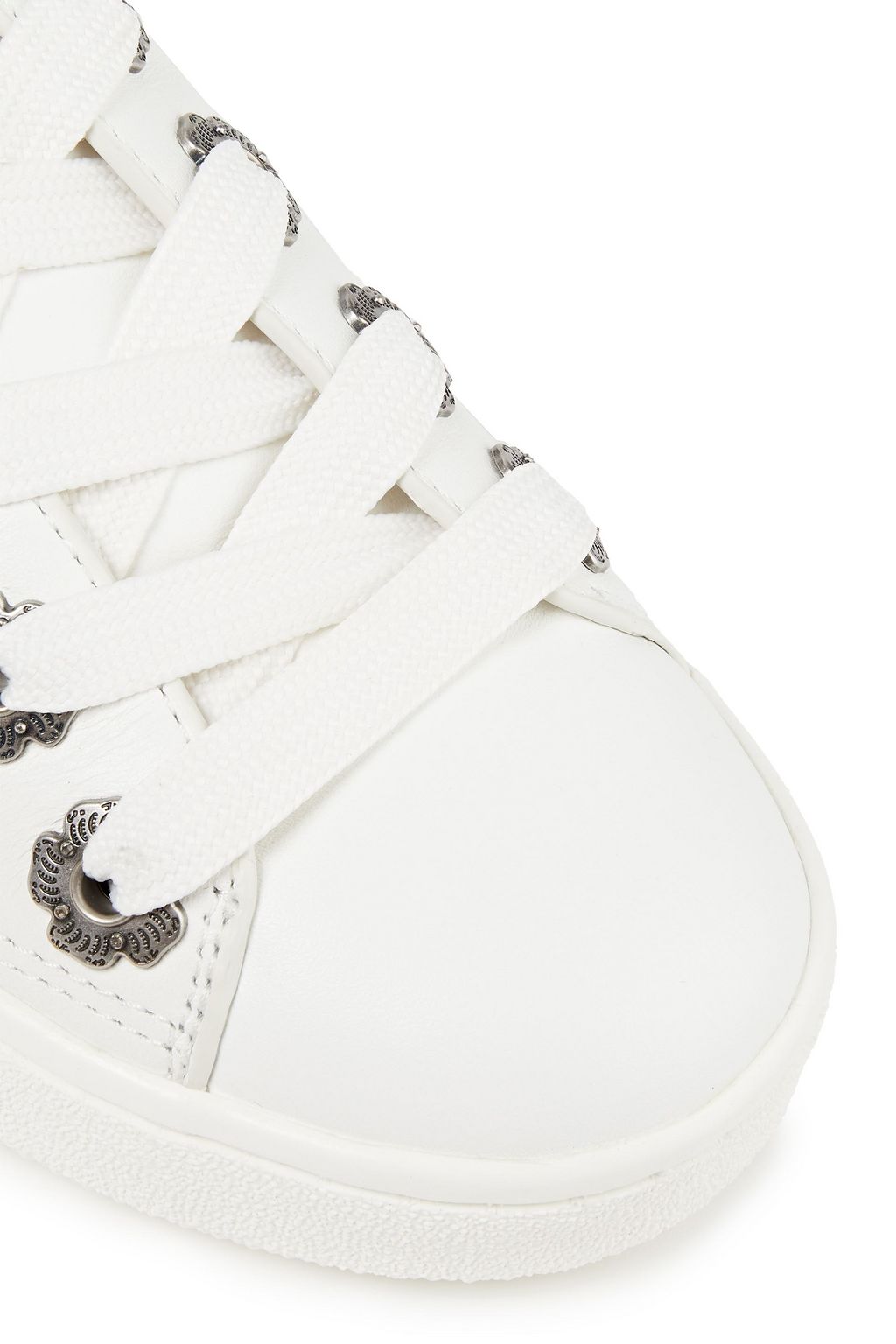 COACH Embellished leather sneakers