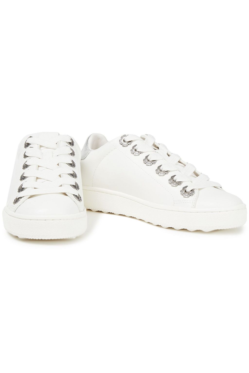 COACH Embellished leather sneakers