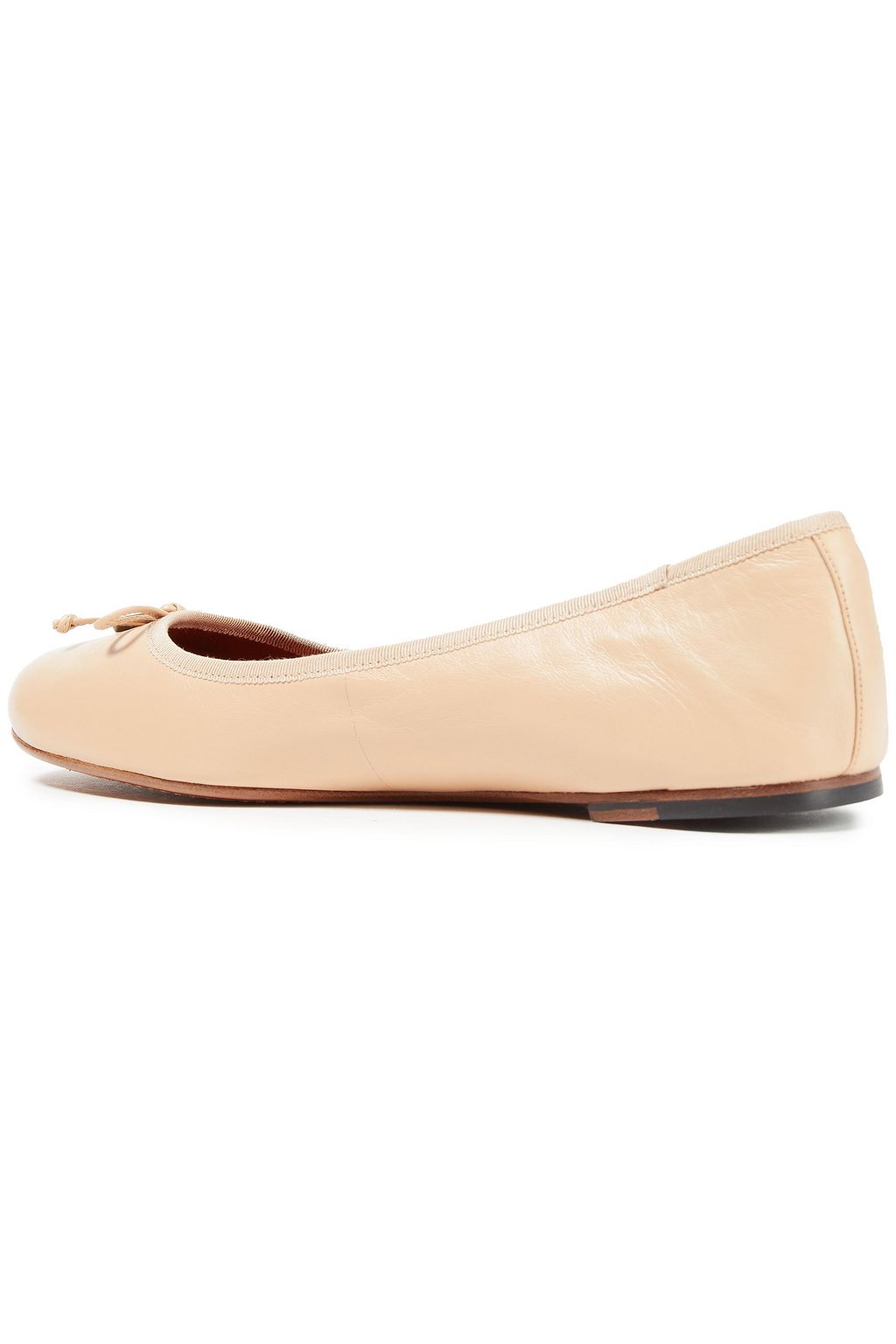 COACH Bow-embellished leather ballet flats | THE OUTNET