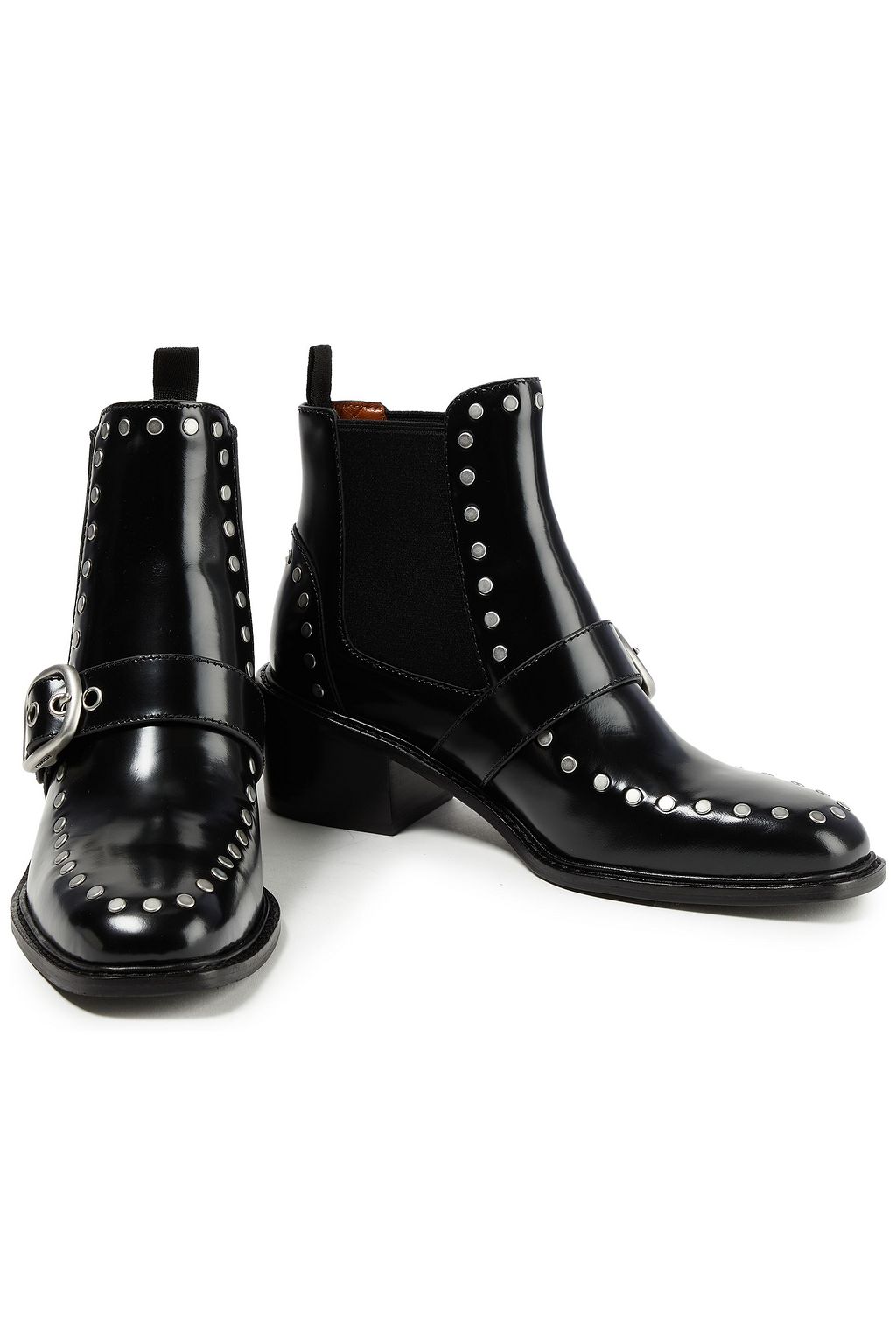 COACH Studded leather ankle boots
