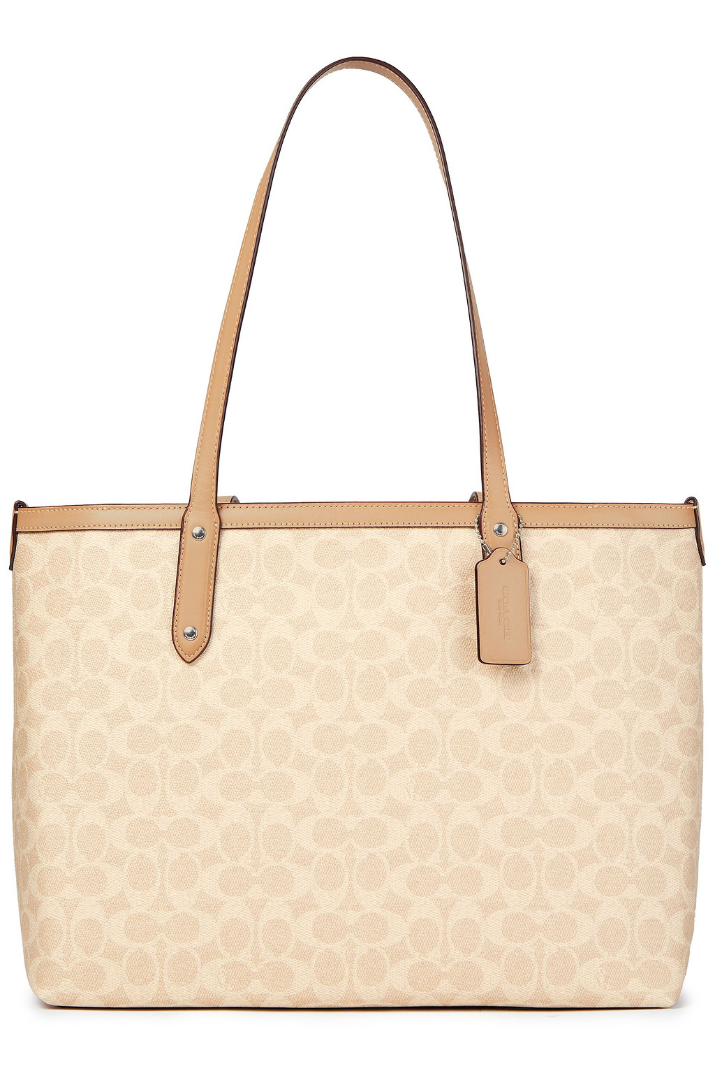 COACH Logo-print faux leather tote