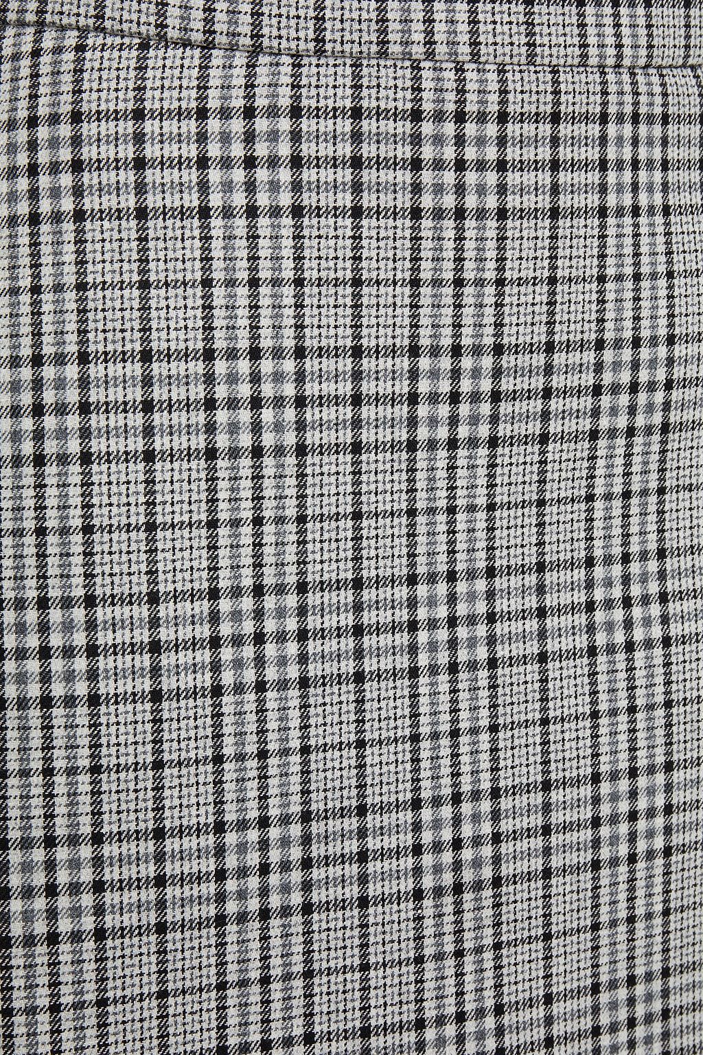 MSGM Prince of Wales checked woven midi skirt