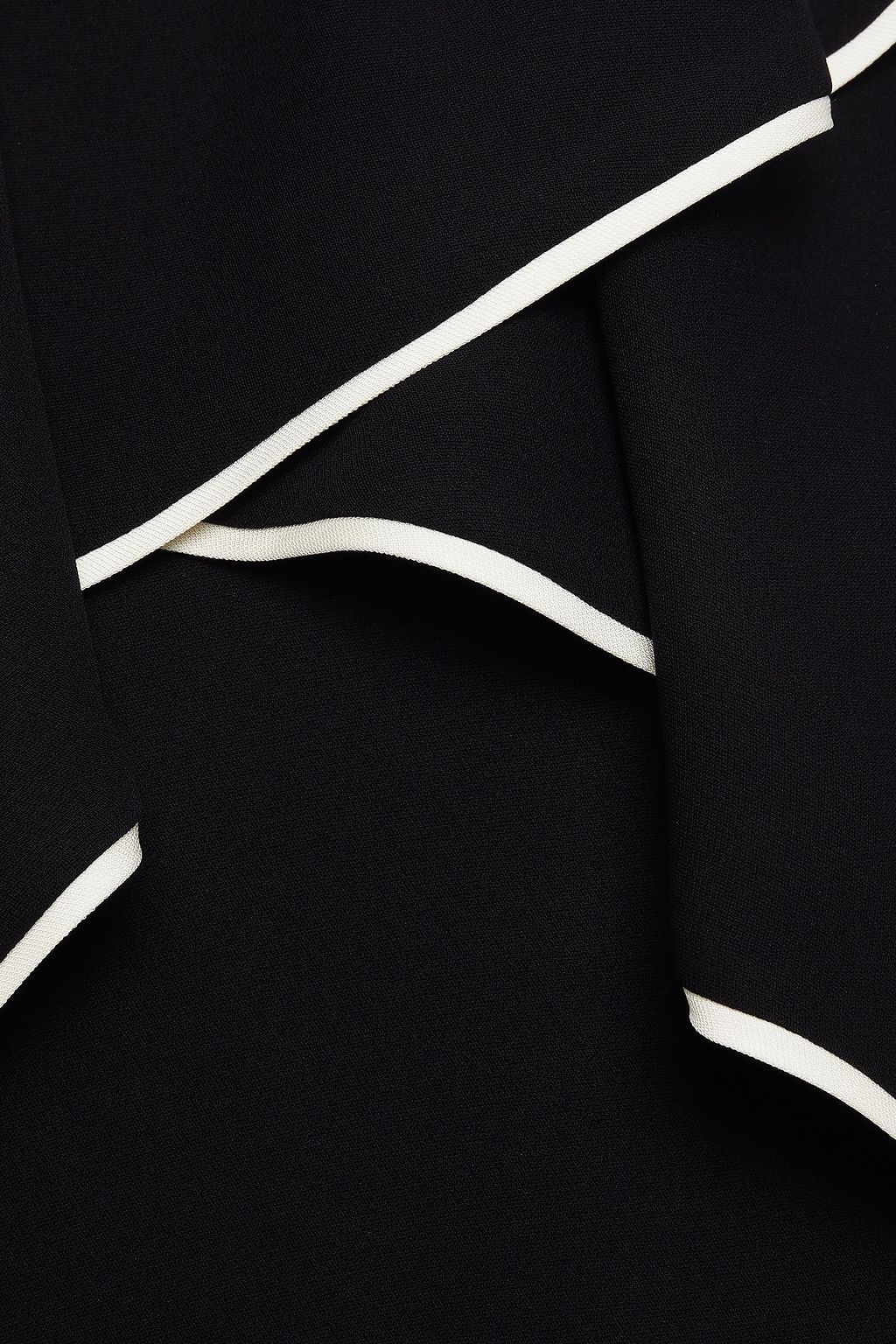 VALENTINO GARAVANI Mehrlagiges Midikleid aus Seiden-Crêpe mit Cut-outs