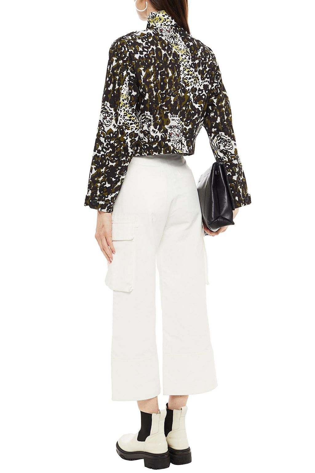 SAMSØE Φ SAMSØE Printed cotton-jacquard jacket