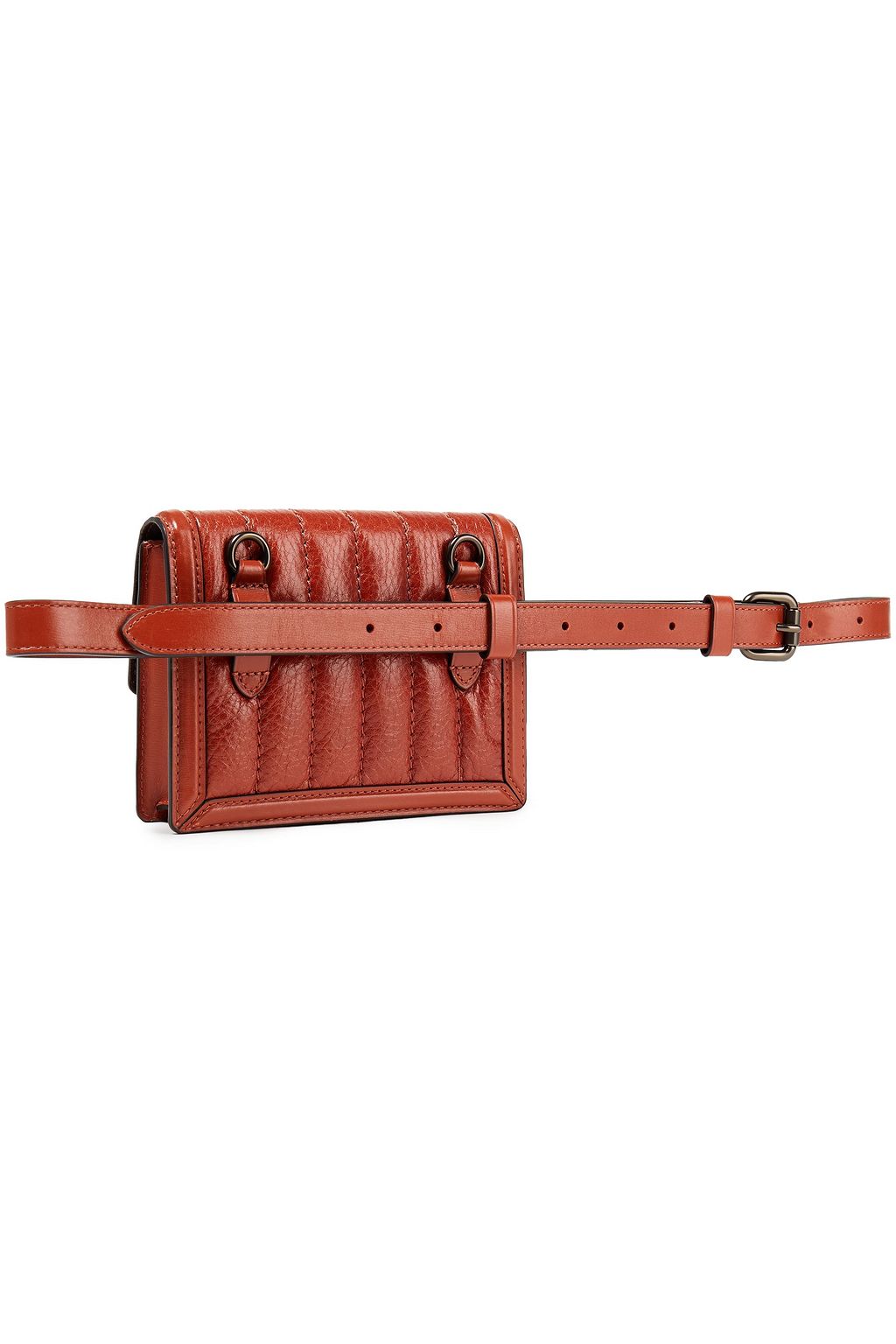 COACH Convertible quilted textured-leather belt bag