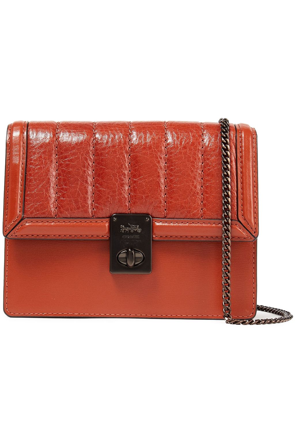 COACH Convertible quilted textured-leather belt bag