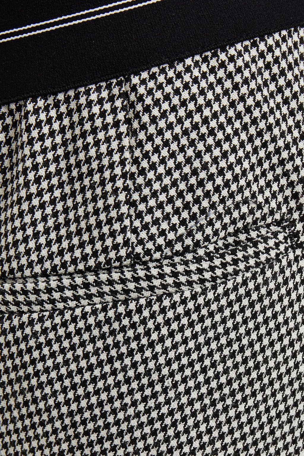 MSGM Houndstooth woven straight-leg pants