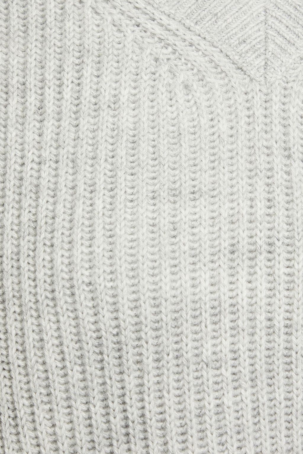 MSGM Cropped ribbed-knit sweater