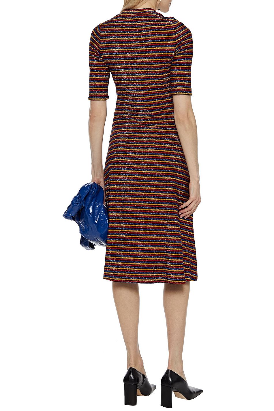 striped knitted dress